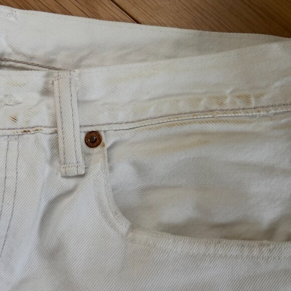 Vintage Levi's (circa 1990's) 501 jeans, white, size 31 - Picture 16 of 16